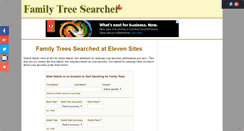 Desktop Screenshot of familytreesearcher.com